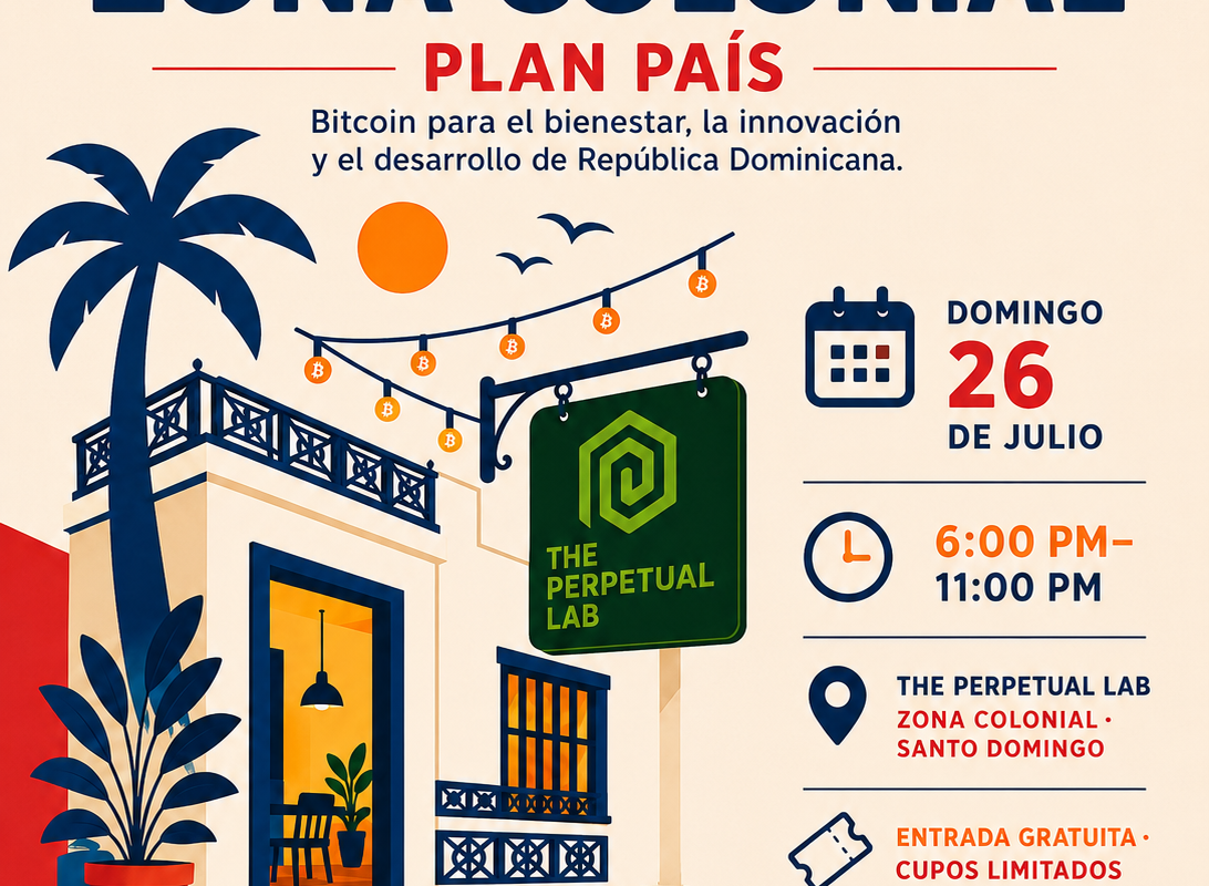 Bitcoin tendrá presencia en Dominicana Tech Week 2026 con una actividad educativa en la Zona Colonial