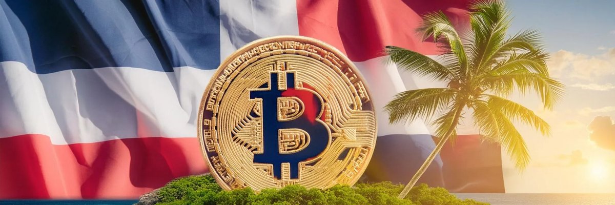 Banner del proyecto Bitcoin Dominicana en la plataforma de crowdfunding Geyser, con actividades de la comunidad Bitcoin en República Dominicana