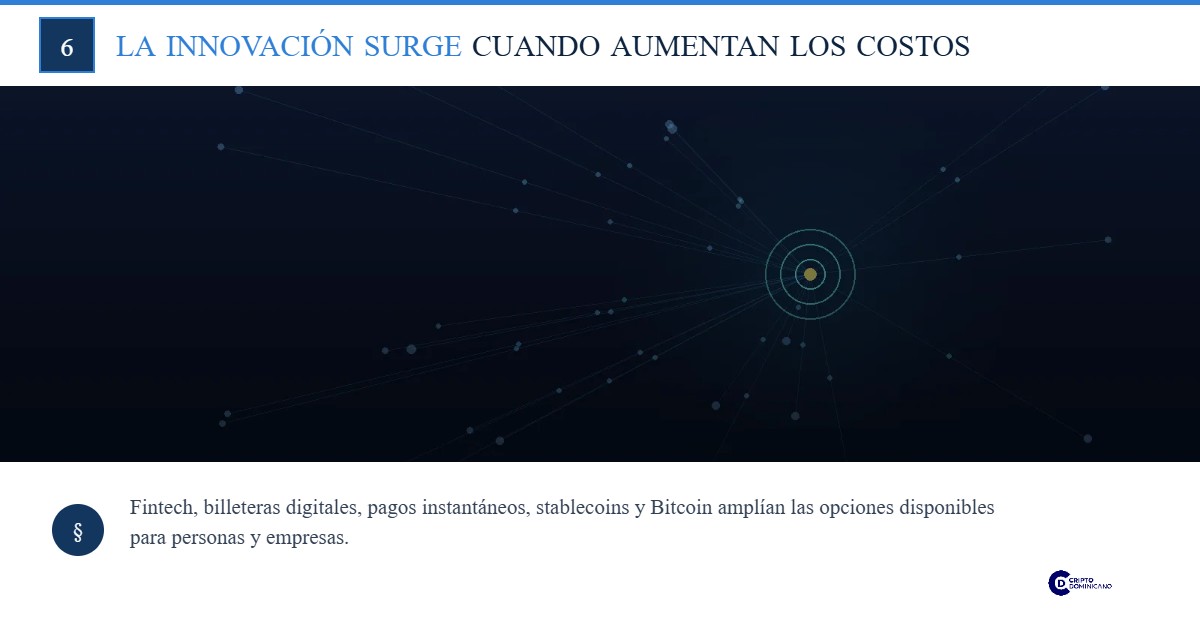 Innovación financiera e infraestructura de economía digital en República Dominicana como respuesta al aumento de los costos de pago